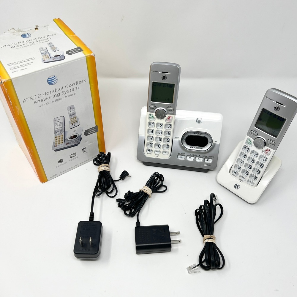 AT&T EL52253 (2) Handset Cordless Answering System with Caller ID/Call